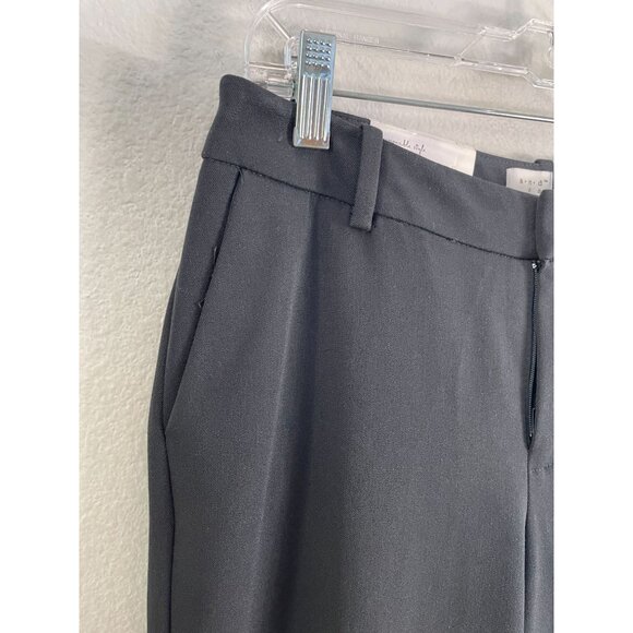NEW A.N.A Womens 4R Black Wide Leg High Rise Pants Work Career Trousers - Picture 7 of 9